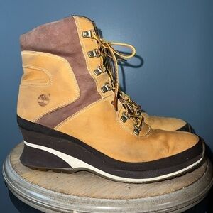 Timberland Wedge Heeled Ankle Boots